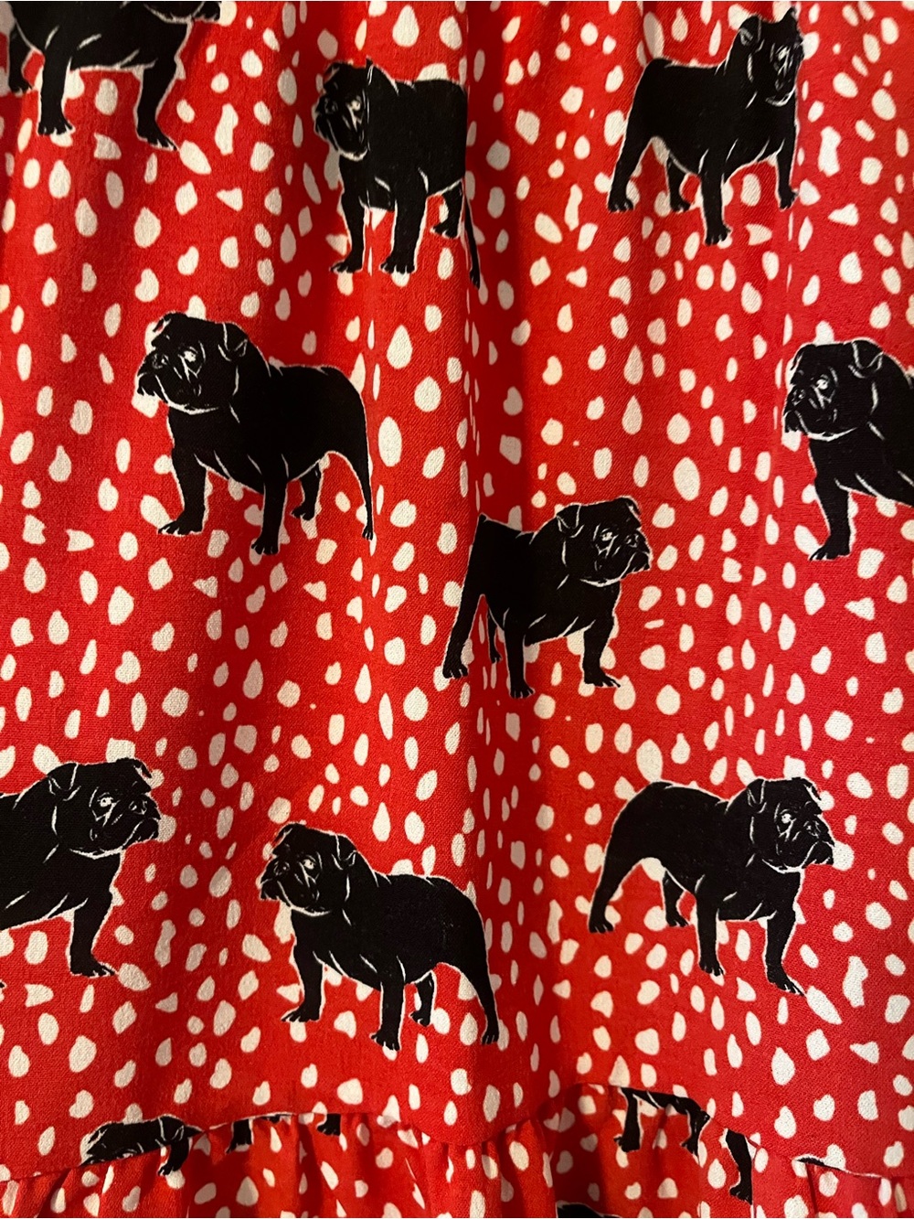 Gameday UGA dress in red and black - Picture 3 of 4